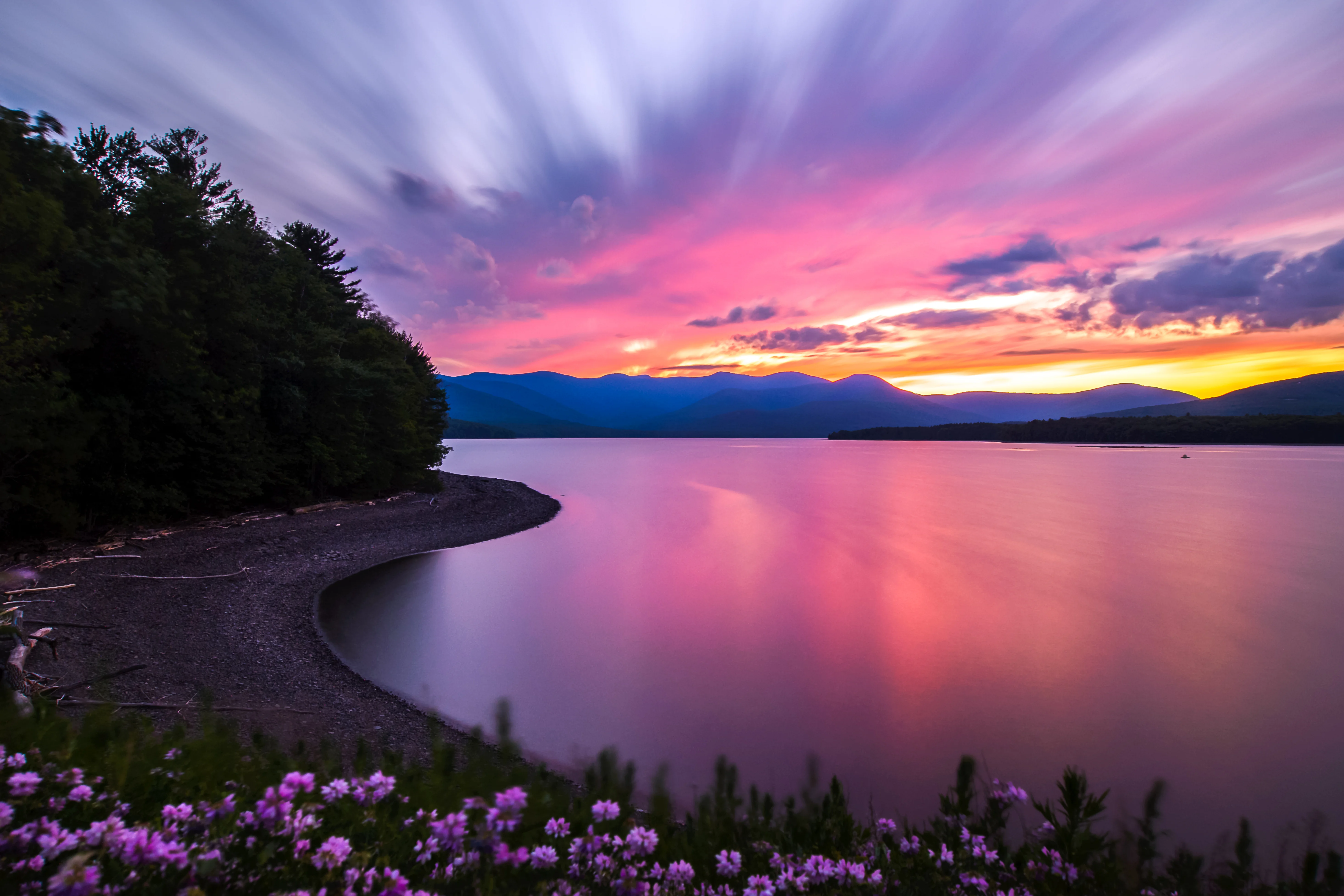 Ashokan ND filter sunset